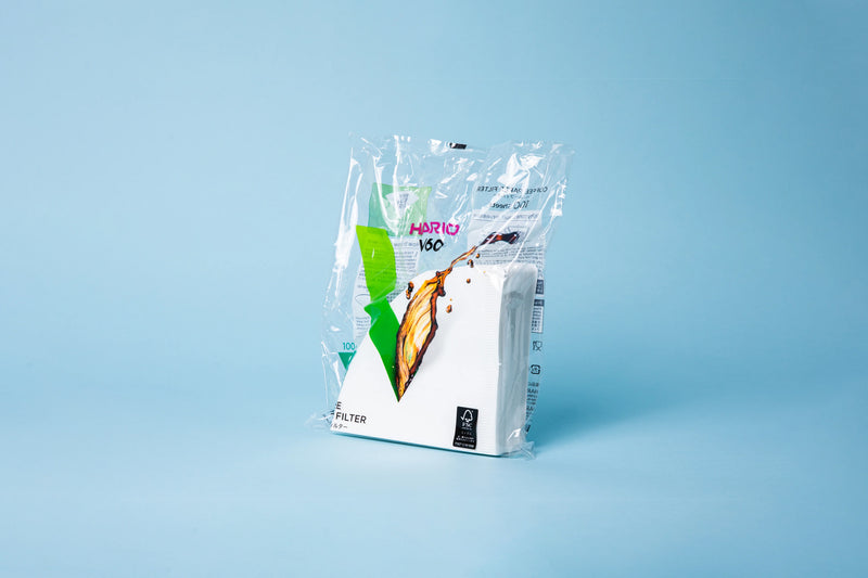 Hario V60 size 02 white paper filters, 100-count bag