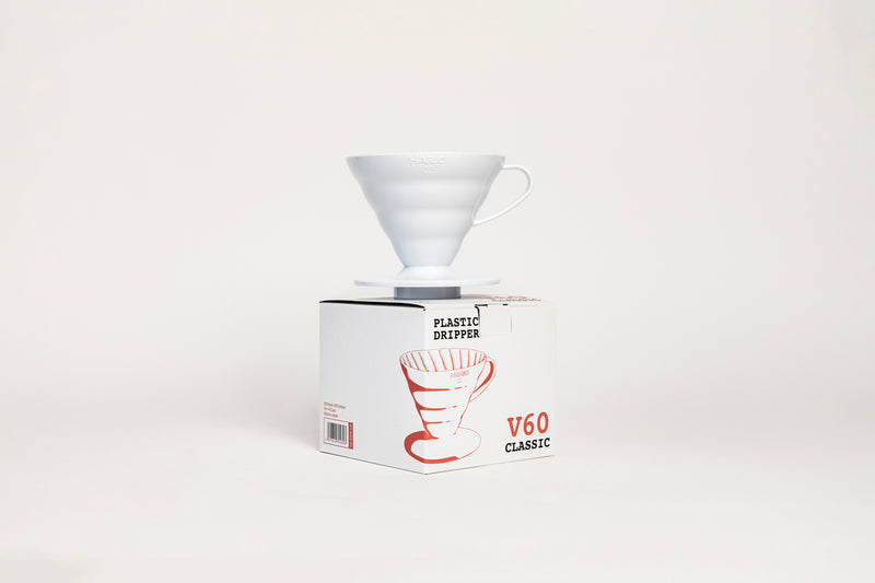 Hario V60 plastic dripper, size 02, white