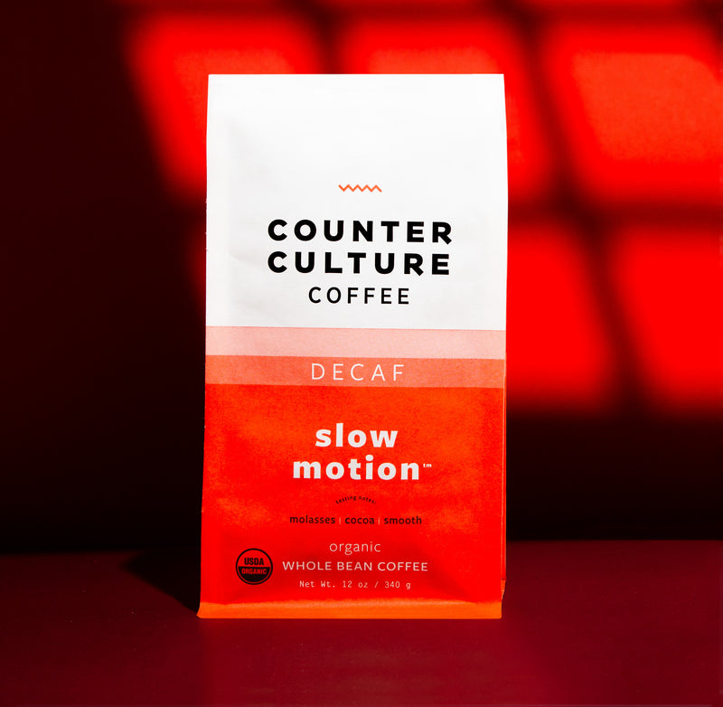 Counter Culture Slow Motion decaf, 12 oz whole-bean bag